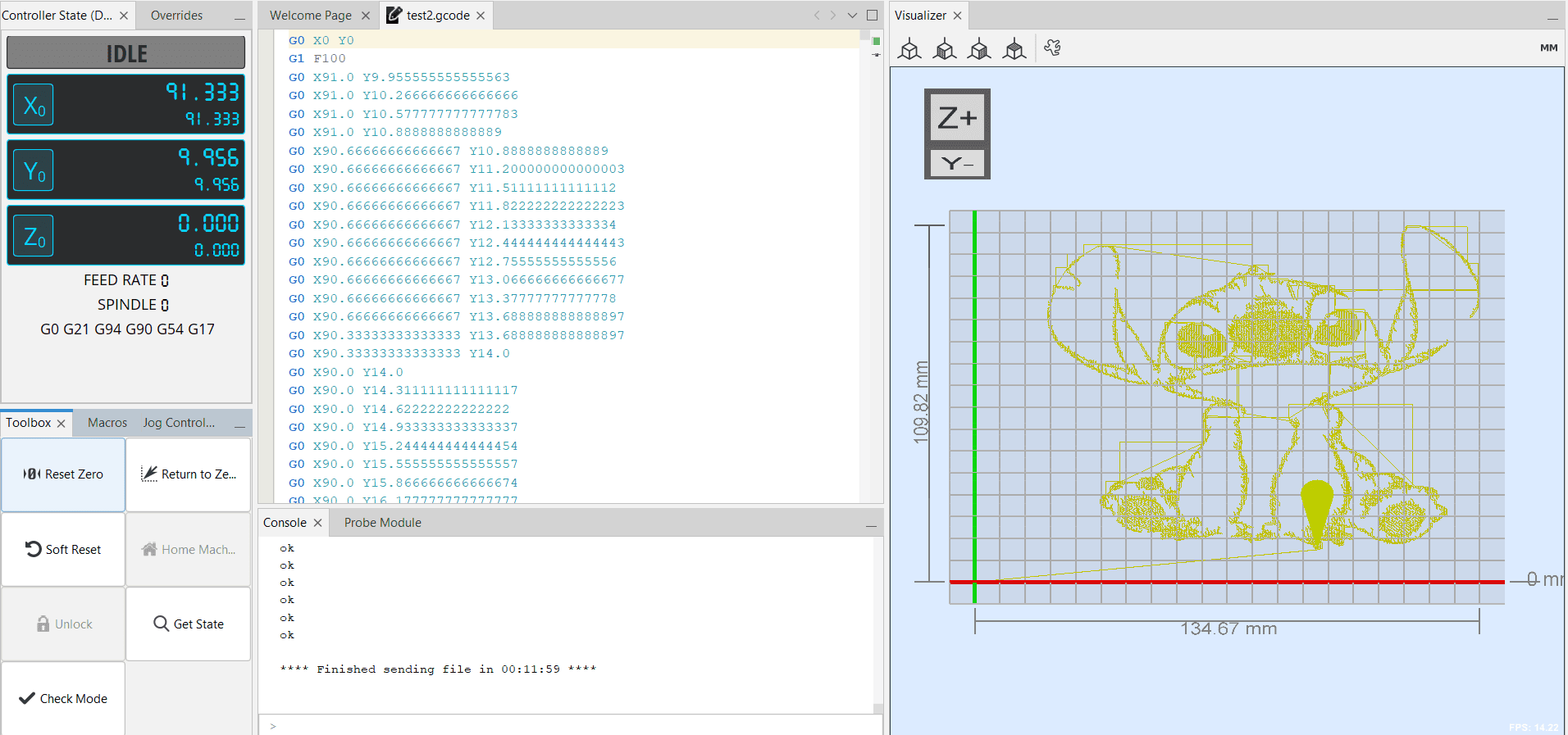 Automated Etch A Sketch showcase 2